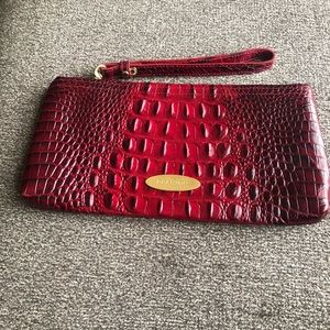 Brahmin large clutch/wristlet
